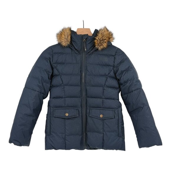 The North Face Other - The North Face Kids Gotham Hooded Down Jacket with Faux-Fur Trim M